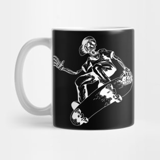 Extreme skull skater skate or die - Skate or Die Mug